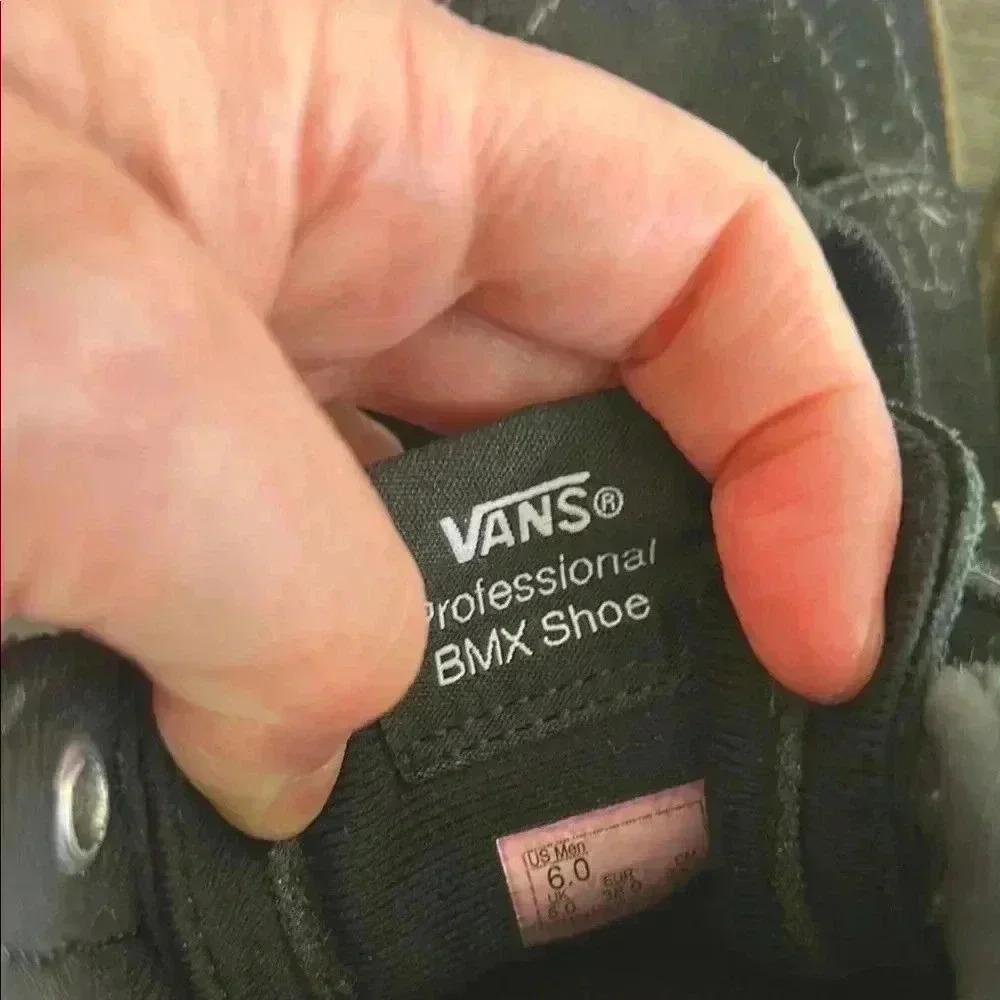 Vans Men's Black High-Top Sneakers US men’s size 6 - Picture 4 of 6
